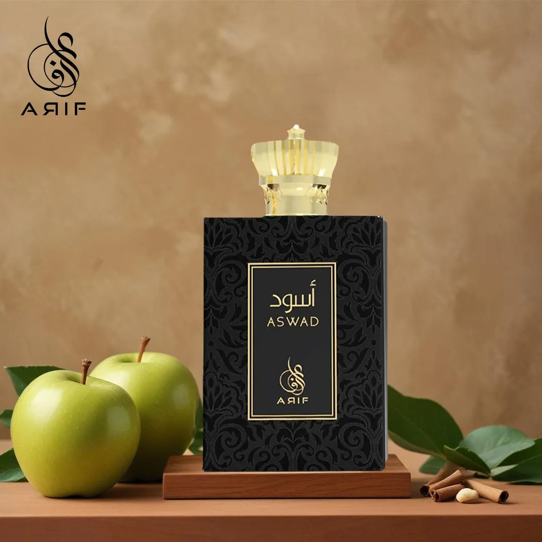 Aswad For Men By Arif Perfumes Eau De Parfum Spray 3.4 oz