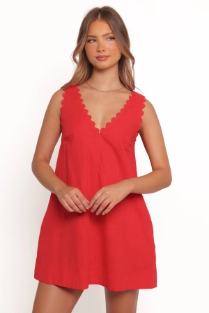 Blaine Mini Dress - Red