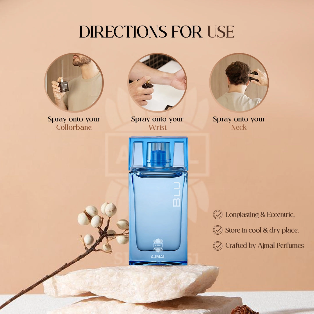 BLU Perfume (Oil) for Men by Ajmal Perfume 10ML