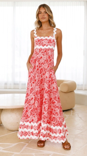 Eaton Maxi Dress - Paisley Print