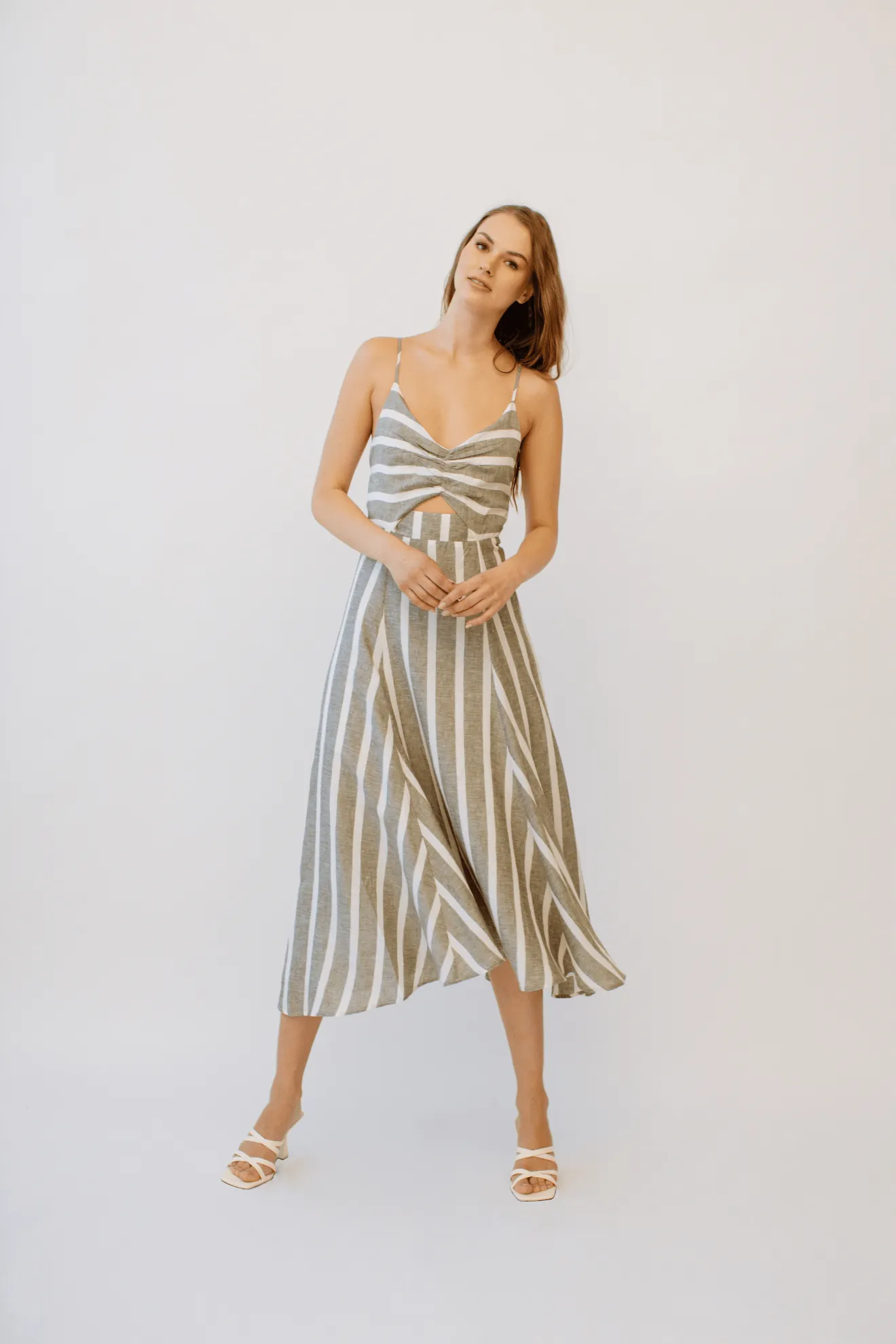 Filomena Stripe Grey