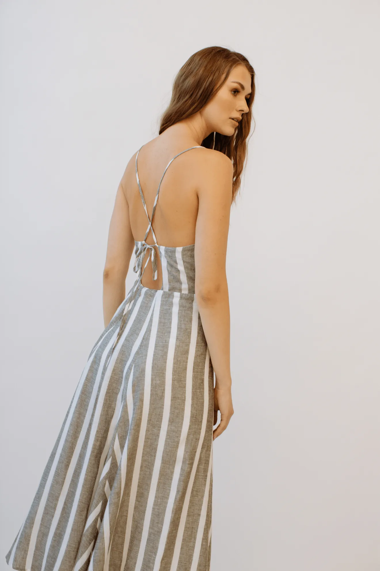 Filomena Stripe Grey