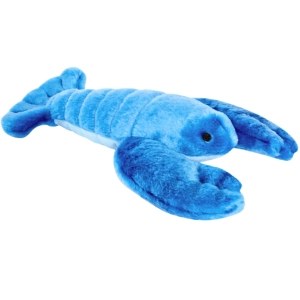 Fluff & Tuff Lucky Lobster Blue Dog Toys