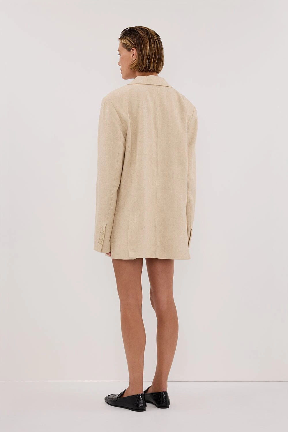 FRANKIE OAT TWEED BOYFRIEND BLAZER
