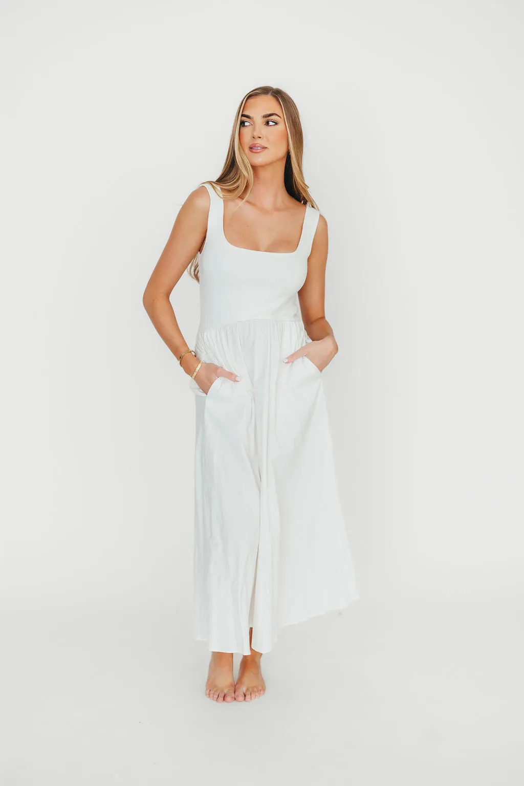 Lucinda Maxi Dress in White
