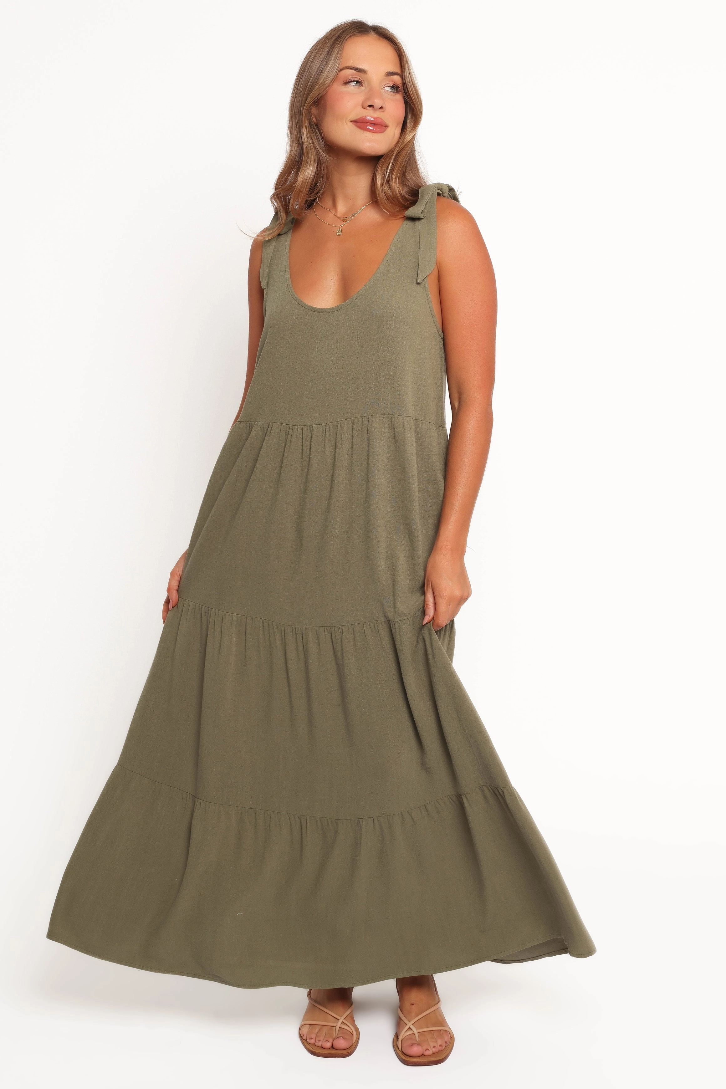 Marcy Midi Dress - Olive