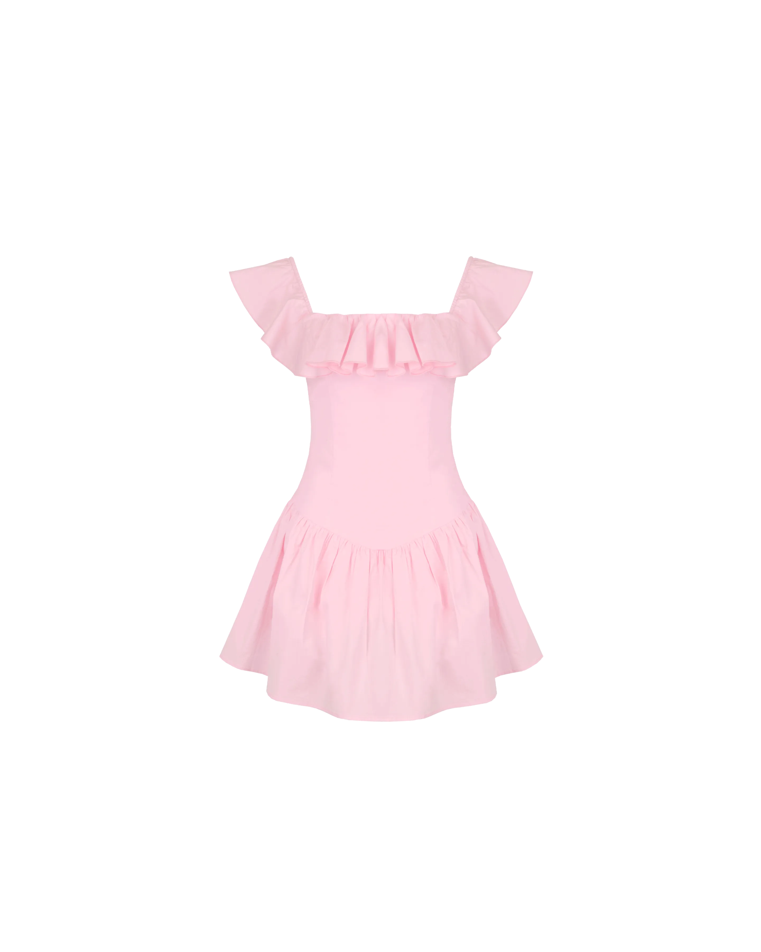 MONACO MINI DRESS SOFT PINK