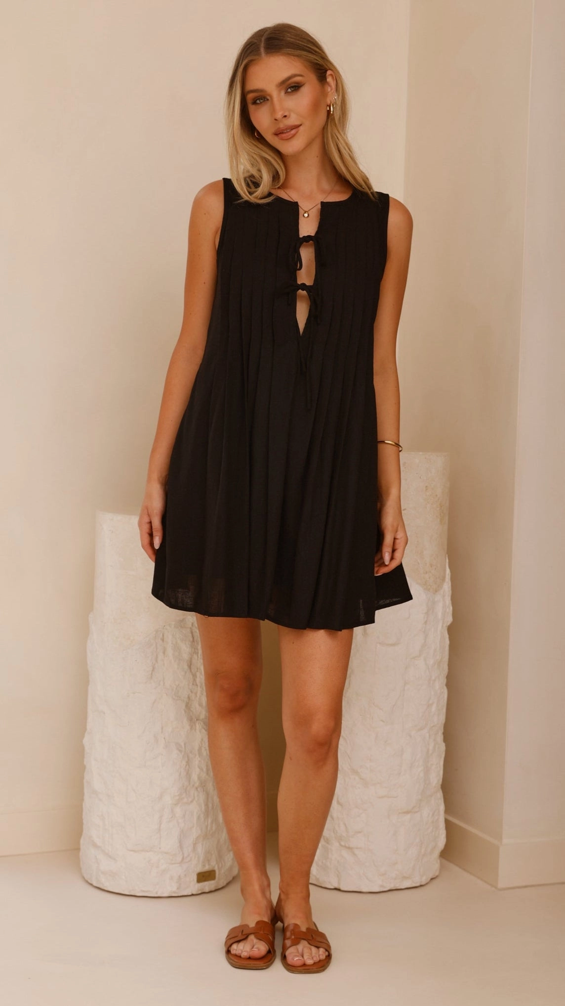 Olivio Mini Dress - Black