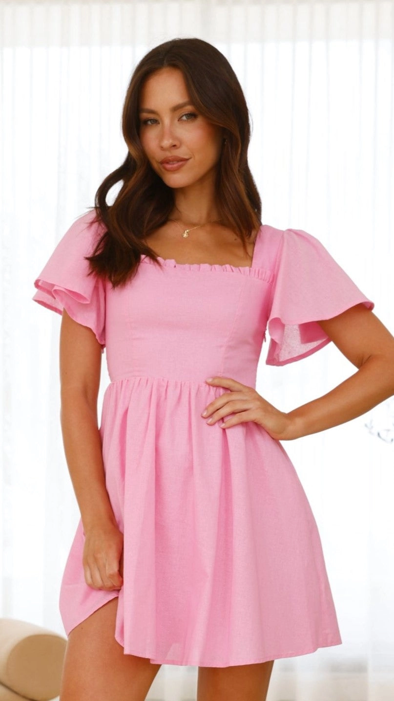 Pasha Mini Dress - Pink