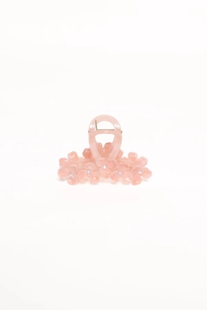 Shiloh Flower Hair Clip - Pink