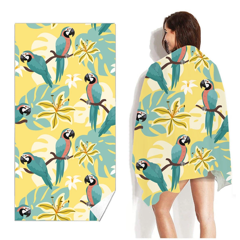 Summer Colorful Print Sand-Free Beach Towel