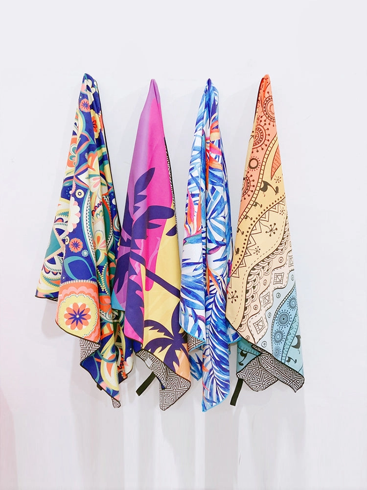 Summer Colorful Print Sand-Free Beach Towel