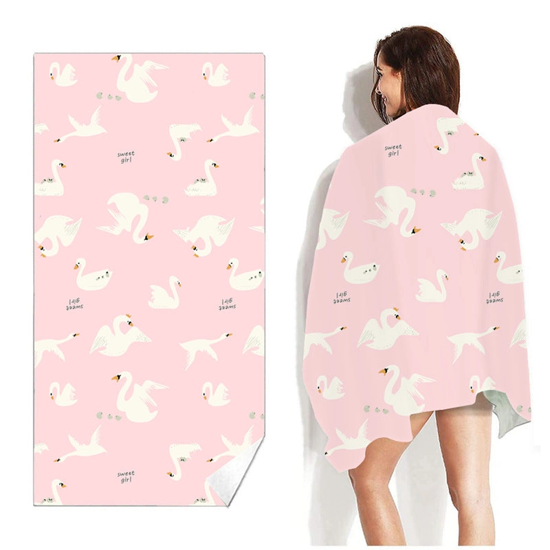 Summer Colorful Print Sand-Free Beach Towel
