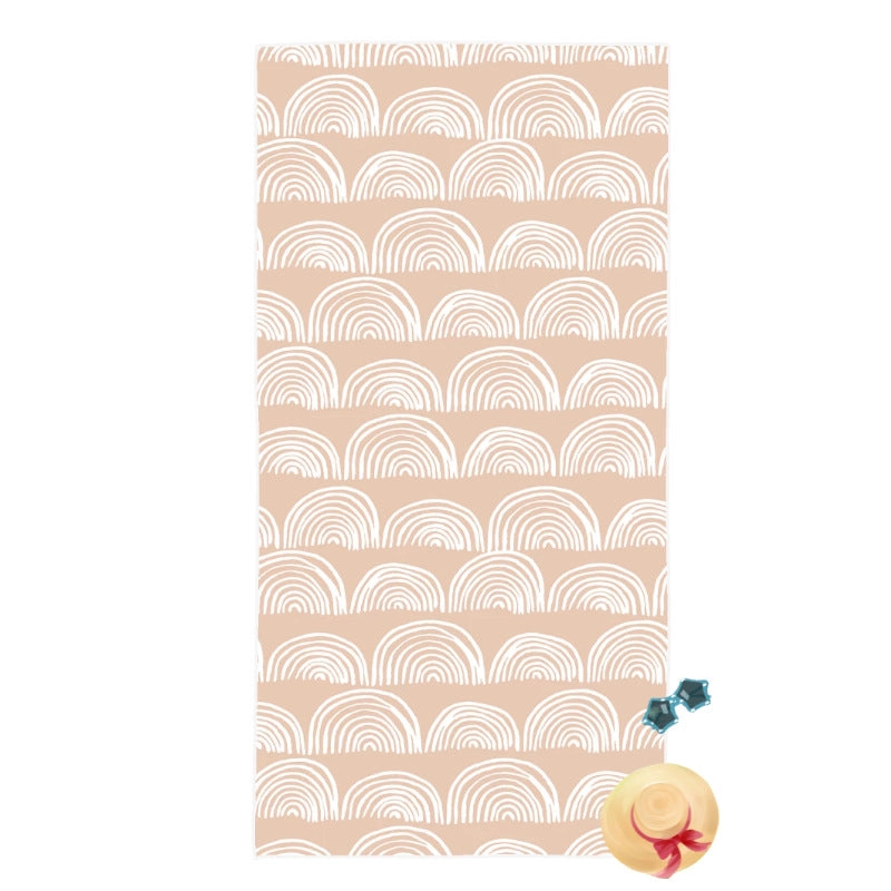 Summer Colorful Print Sand-Free Beach Towel