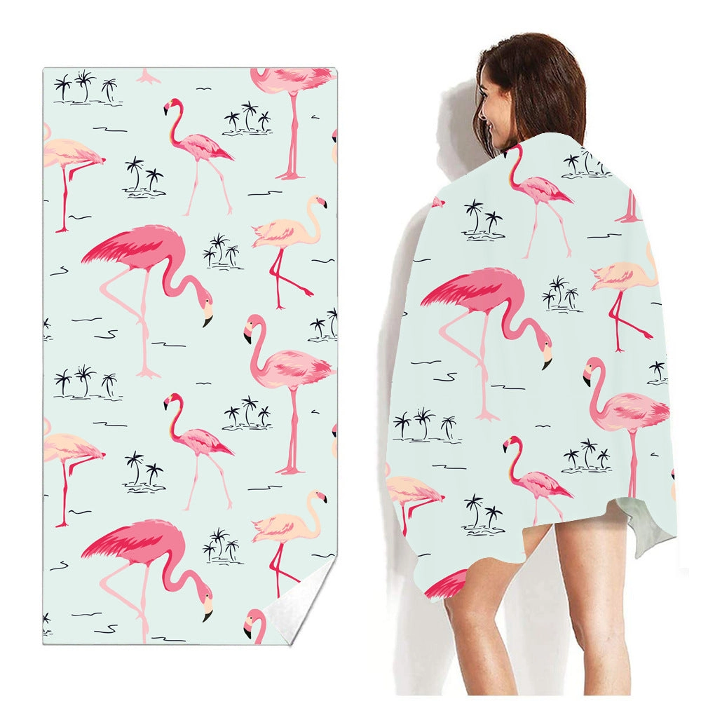 Summer Colorful Print Sand-Free Beach Towel