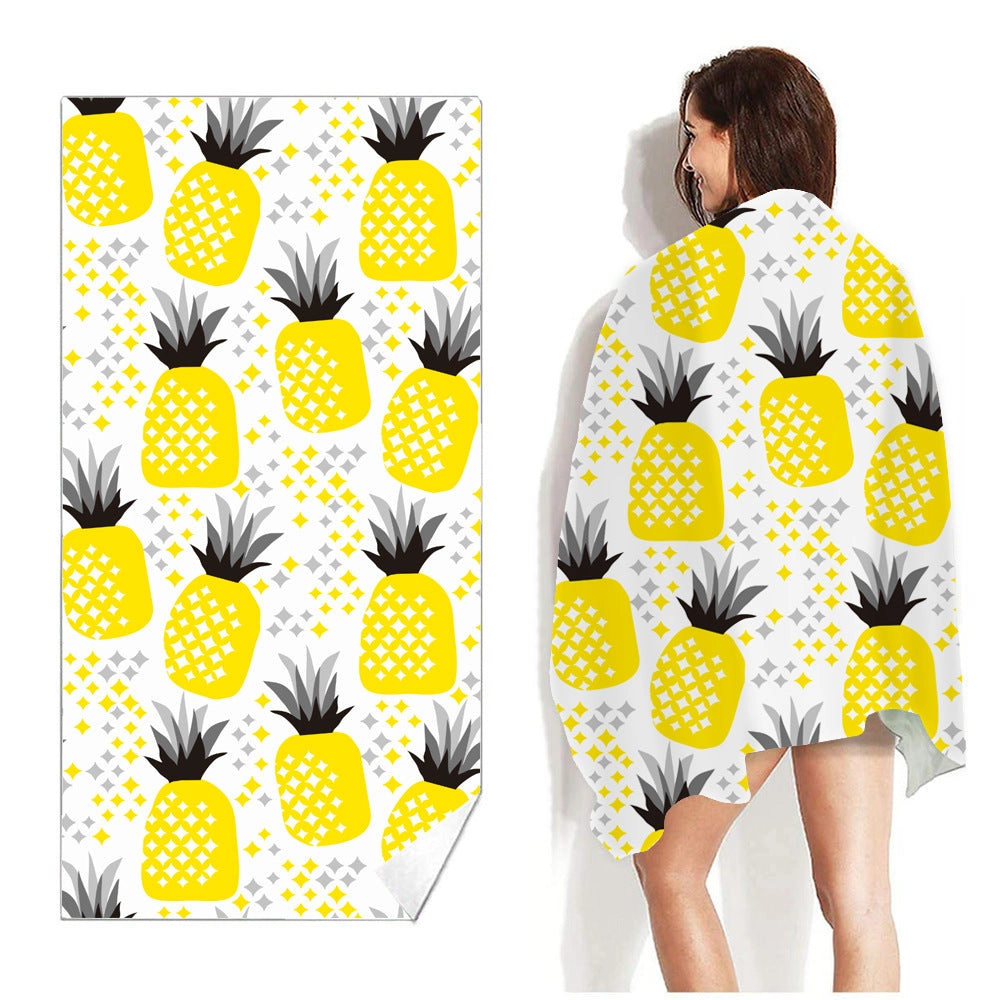 Summer Colorful Print Sand-Free Beach Towel