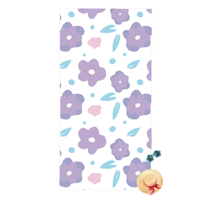 Summer Colorful Print Sand-Free Beach Towel