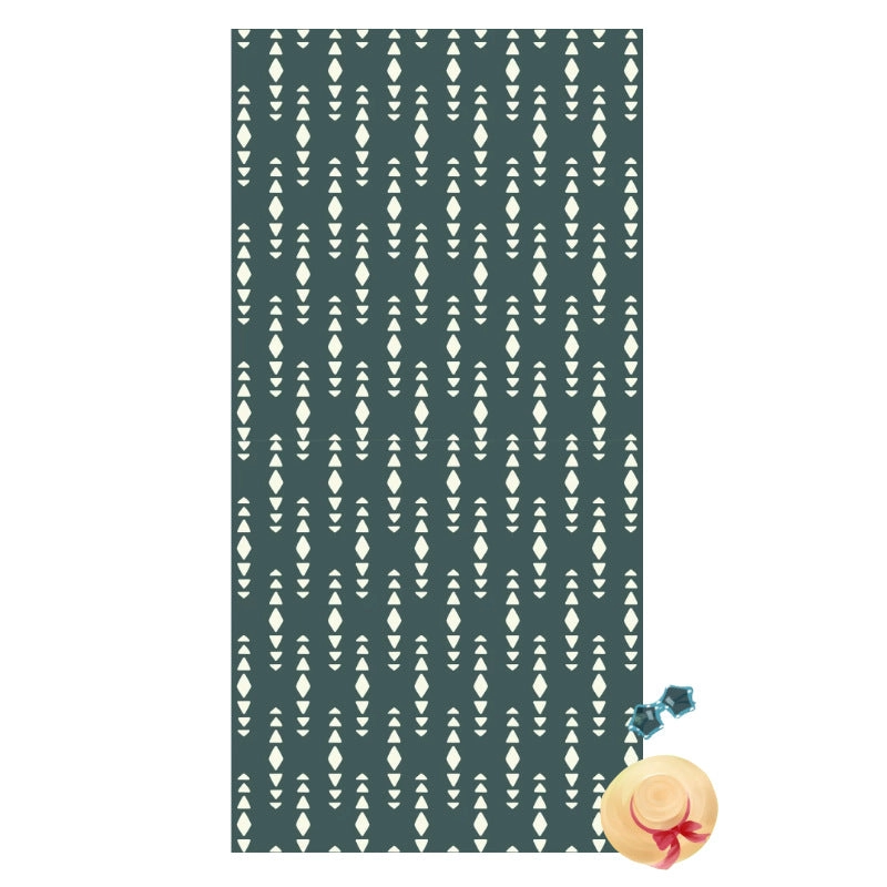 Summer Colorful Print Sand-Free Beach Towel