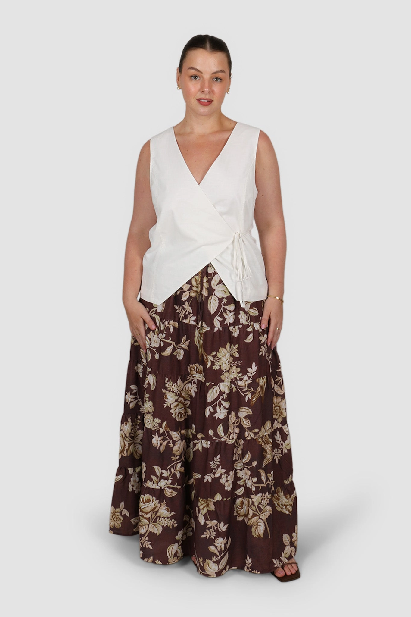 ZYLA MAXI SKIRT GOLDEN MEADOW