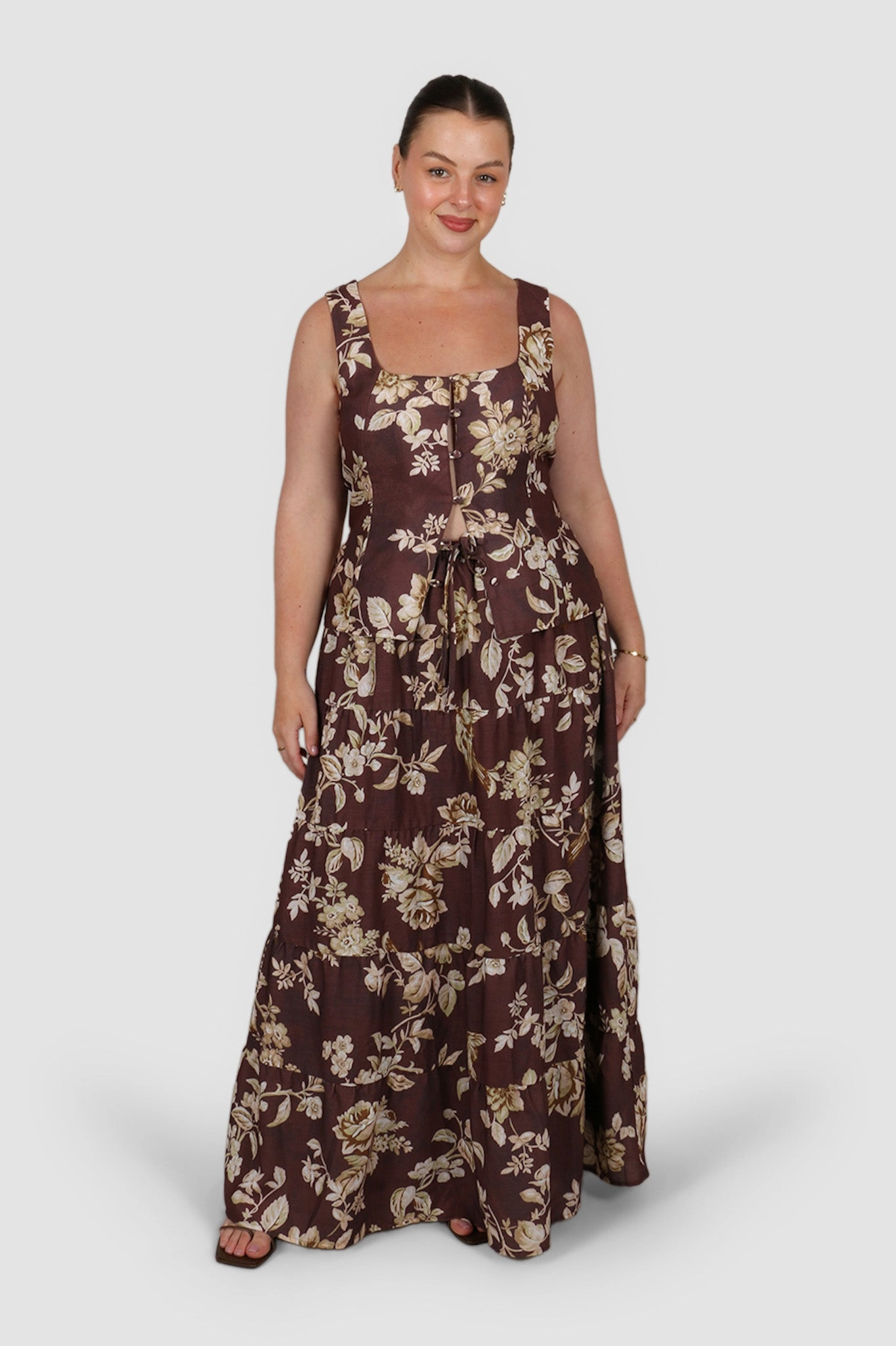 ZYLA MAXI SKIRT GOLDEN MEADOW