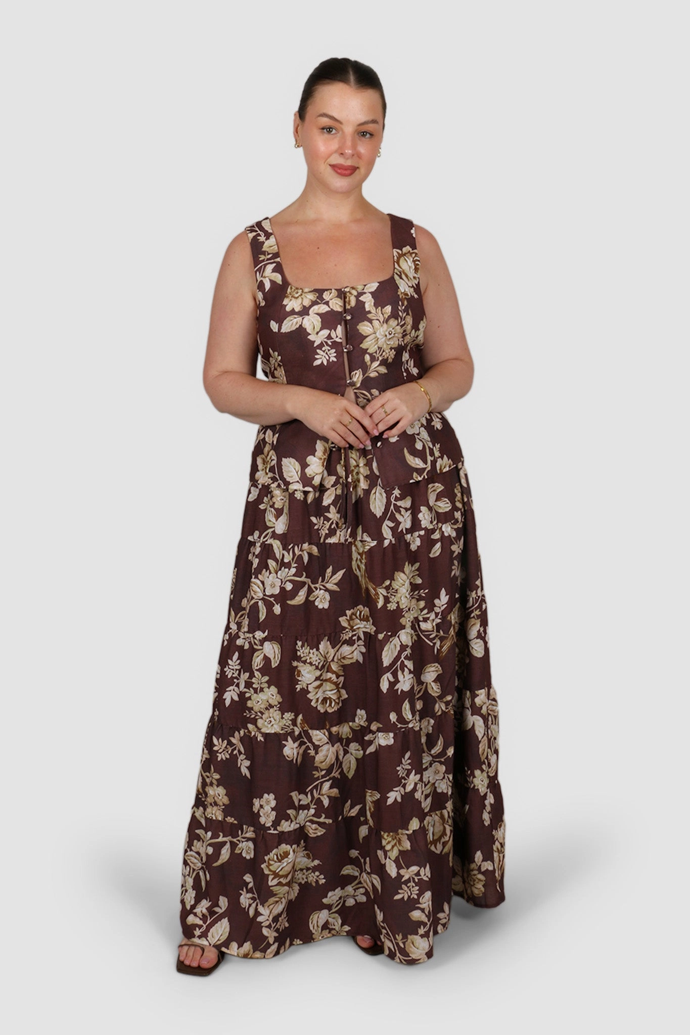 ZYLA MAXI SKIRT GOLDEN MEADOW
